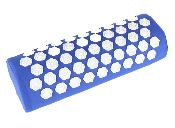 Lotus acupressure mat set with pillow and cloth bag in multiple colours for stress and back pain relief