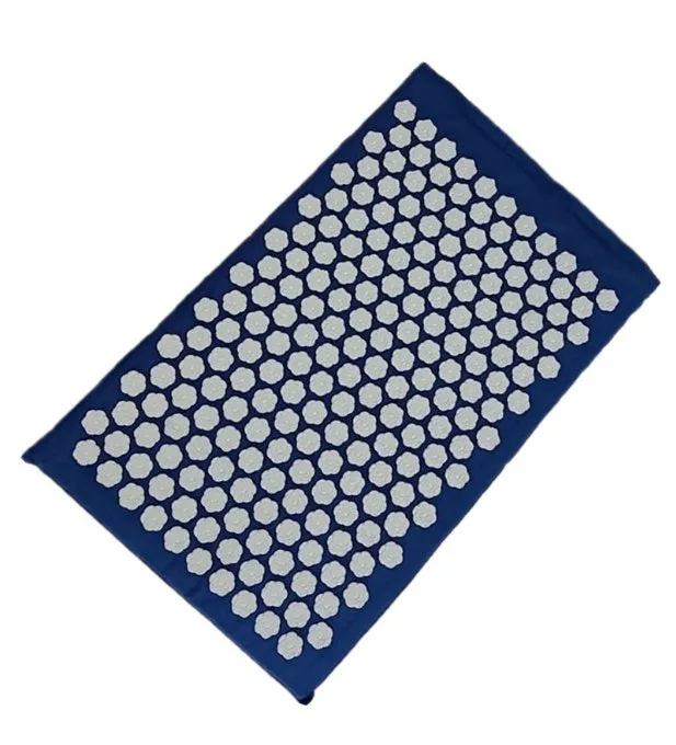 Lotus acupressure mat set with pillow and cloth bag in multiple colours for stress and back pain relief