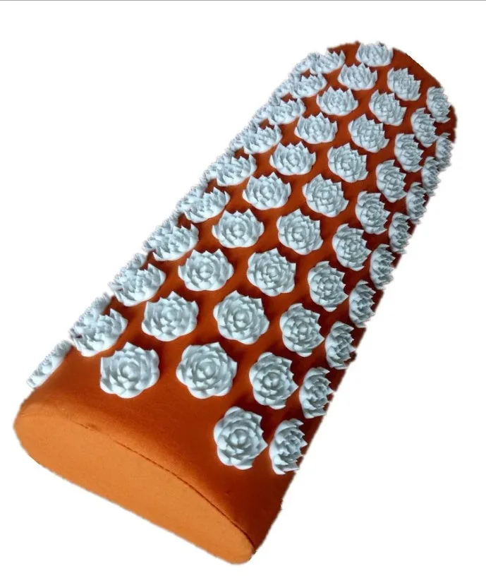 Lotus acupressure mat set with pillow and cloth bag in multiple colours for stress and back pain relief