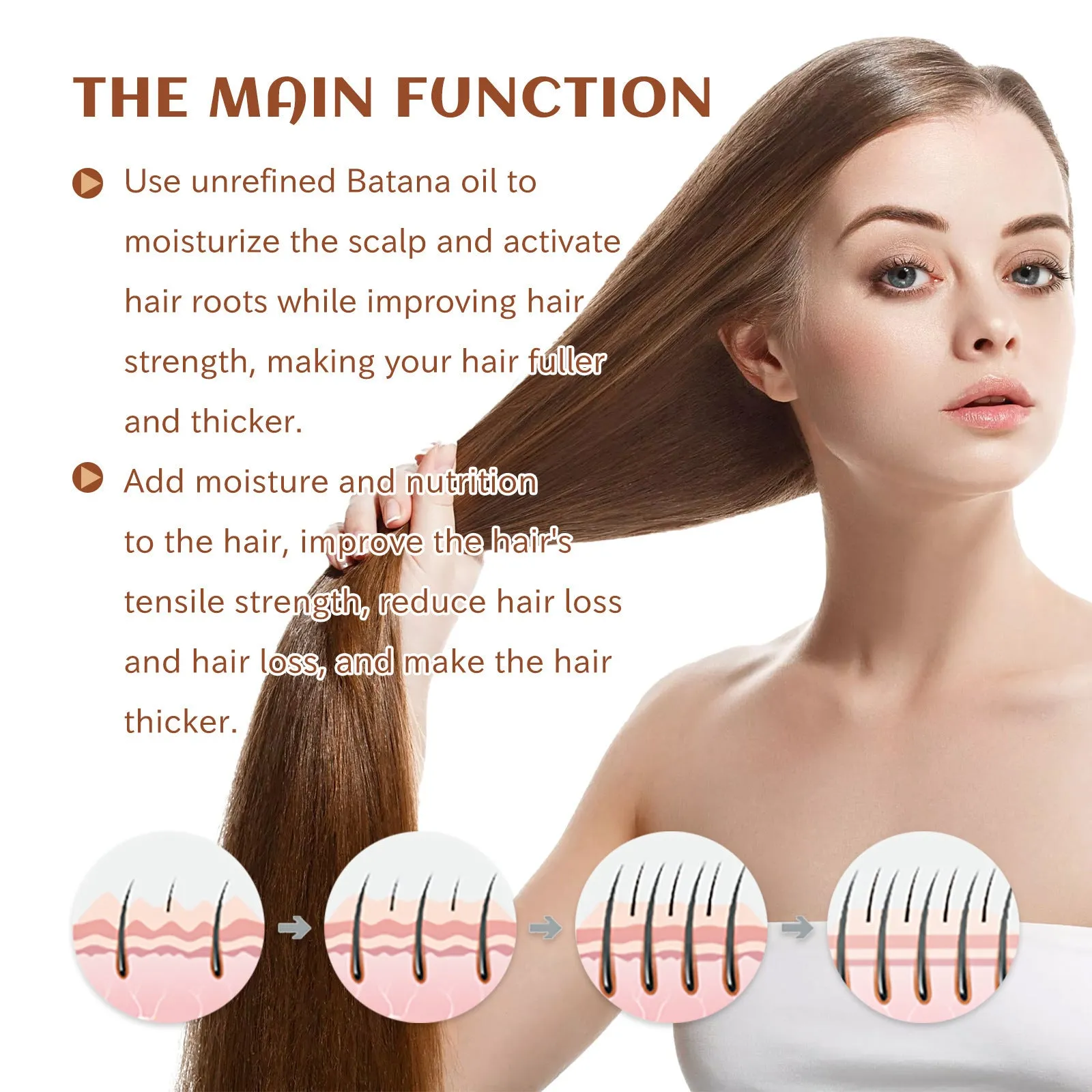 A 120ml container of Batana oil deep conditioning hair mask for damaged hair.