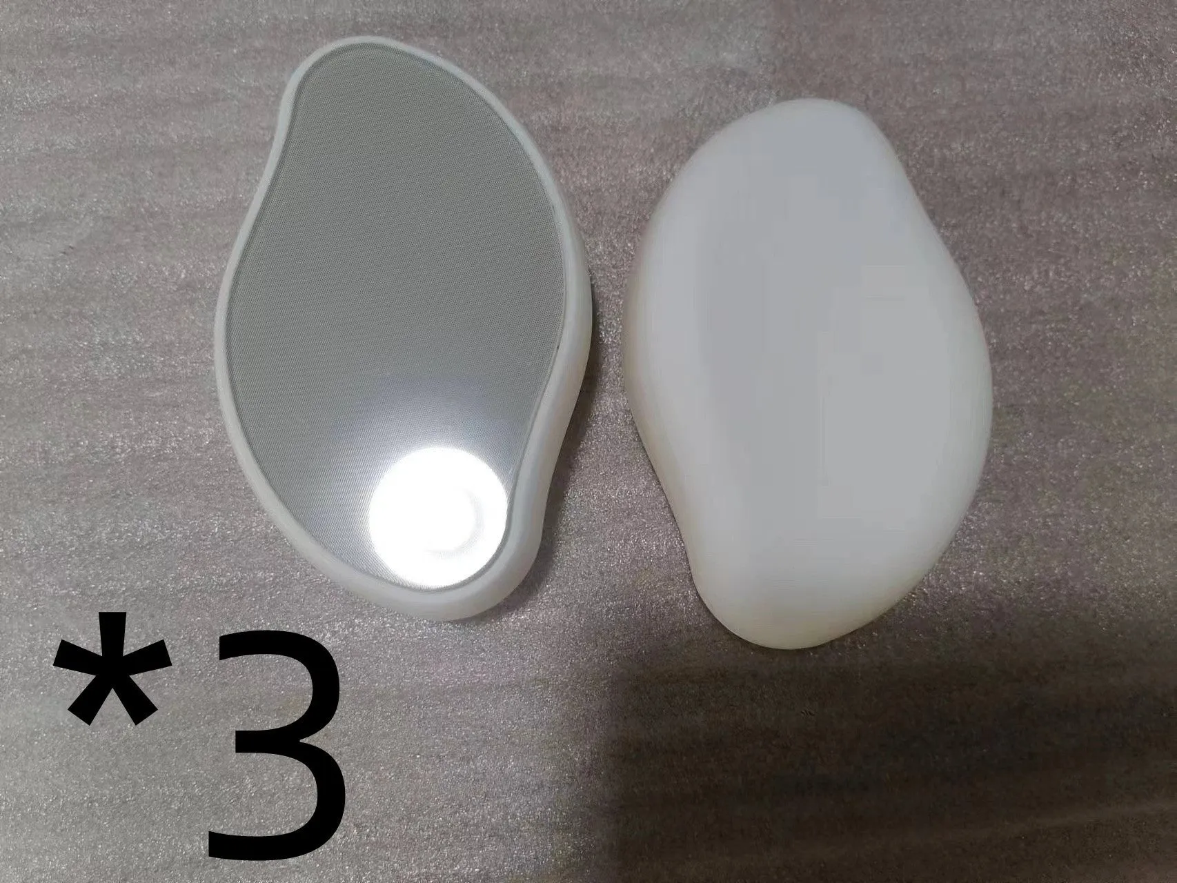 Manual glass epilator for hair removal and shaving in compact design with colour options