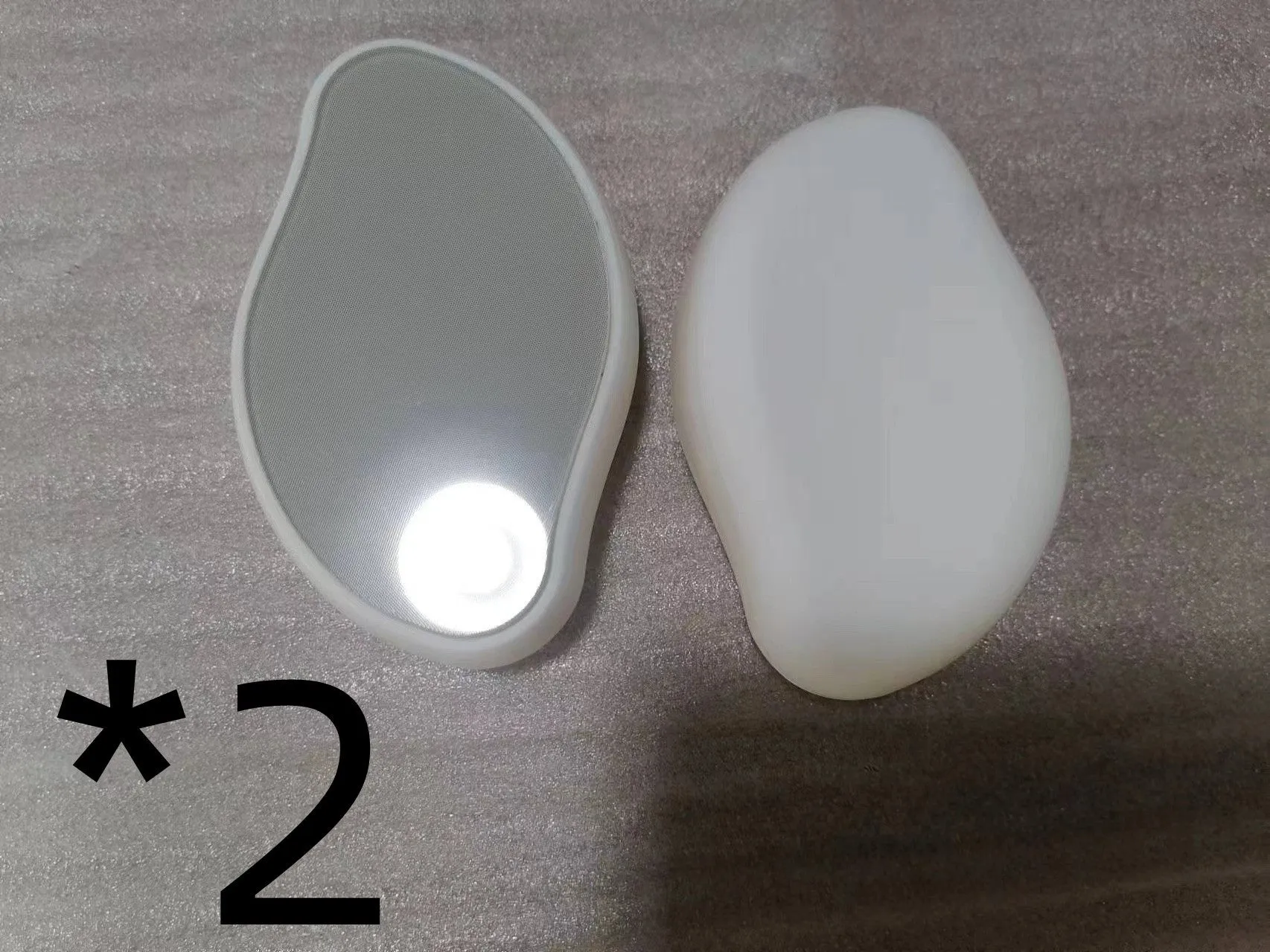 Manual glass epilator for hair removal and shaving in compact design with colour options