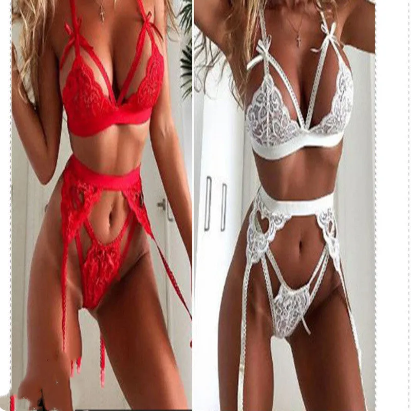 Red lace lingerie cosplay costume with polyester fabric for female cute girl type characters