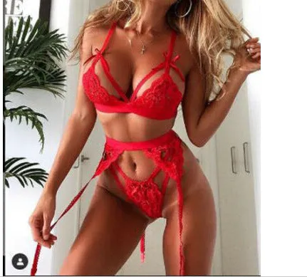 Red lace lingerie cosplay costume with polyester fabric for female cute girl type characters