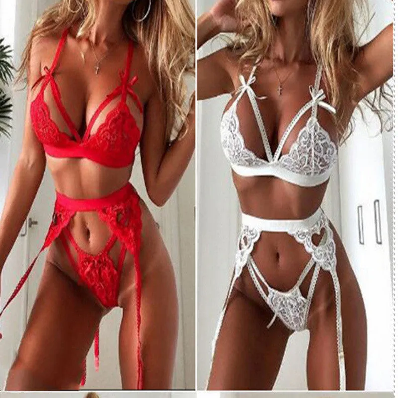 Red lace lingerie cosplay costume with polyester fabric for female cute girl type characters