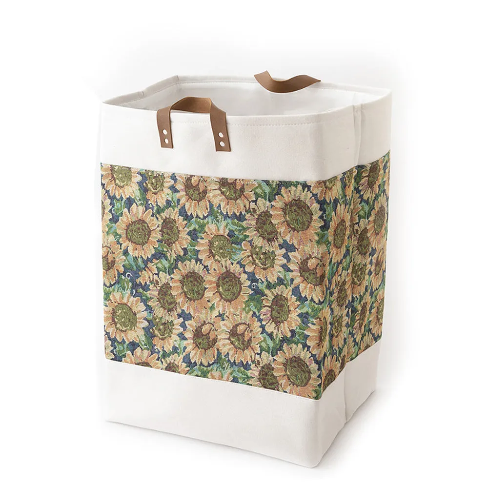 Fabric storage box for clothes and bedding in a choice of colours, dimensions 35cm by 35cm by 55cm.