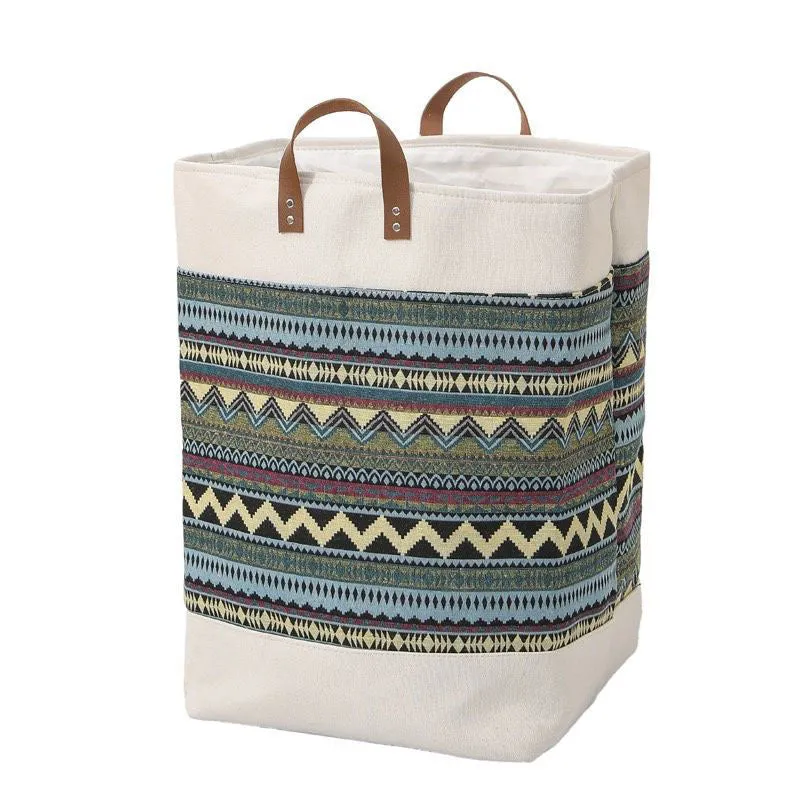 Fabric storage box for clothes and bedding in a choice of colours, dimensions 35cm by 35cm by 55cm.