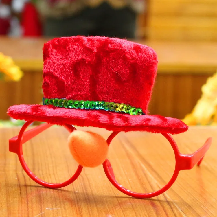 Christmas glasses frames in Santa, Snowman, Antler and Rabbit Ear designs for festive parties