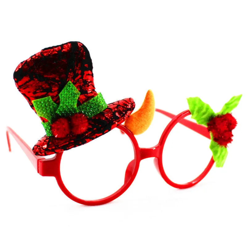Christmas glasses frames in Santa, Snowman, Antler and Rabbit Ear designs for festive parties