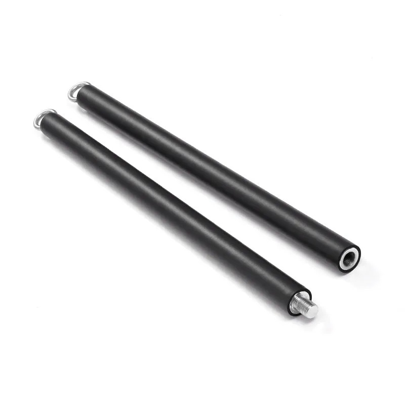 Pilates stick with central bearing ring for resistance bands, EVA sponge grip, 980mm or 1000mm length options