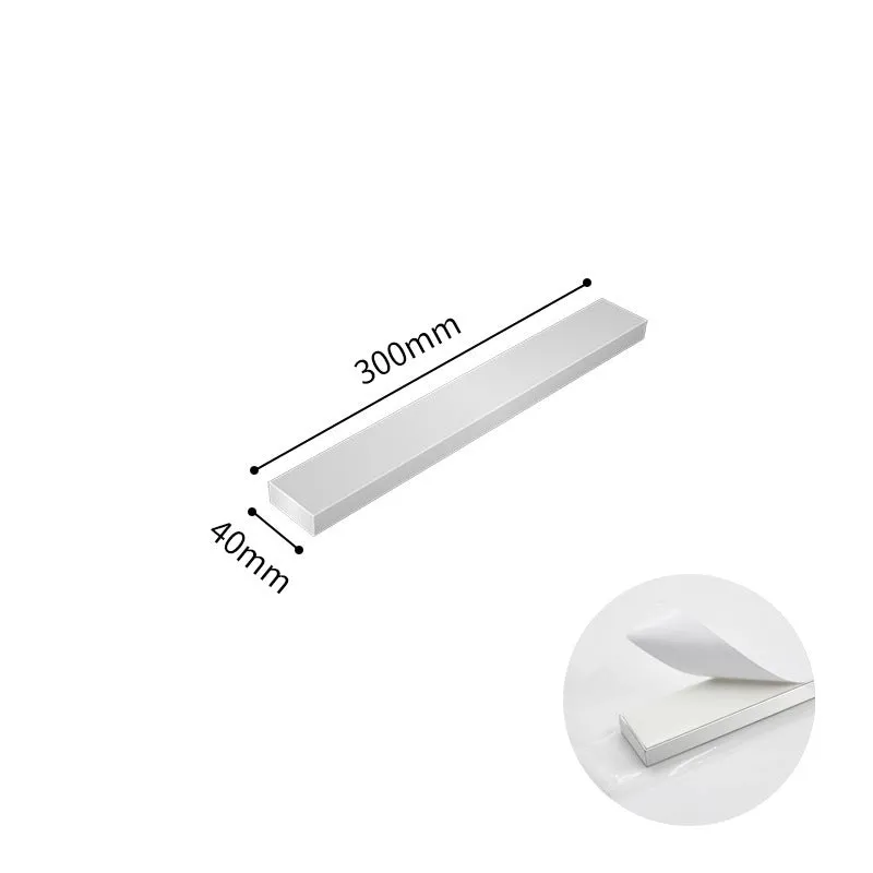 Stainless steel wall mounted magnetic knife storage rack with multiple length options