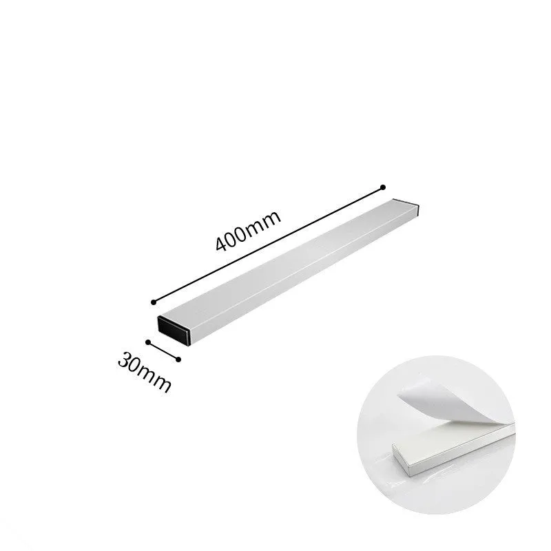 Stainless steel wall mounted magnetic knife storage rack with multiple length options