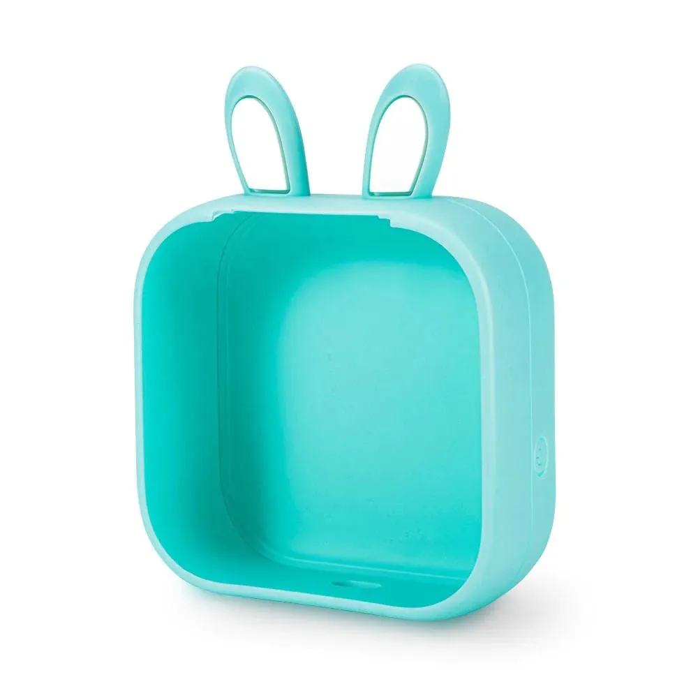 Mini portable thermal printer with rabbit ear protective case and USB cable