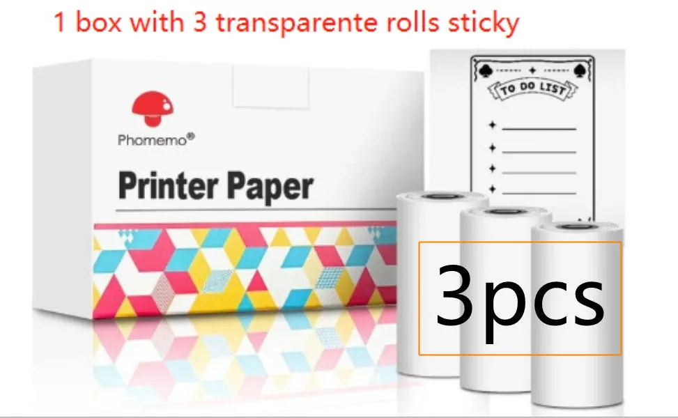 Mini portable thermal printer with rabbit ear protective case and USB cable