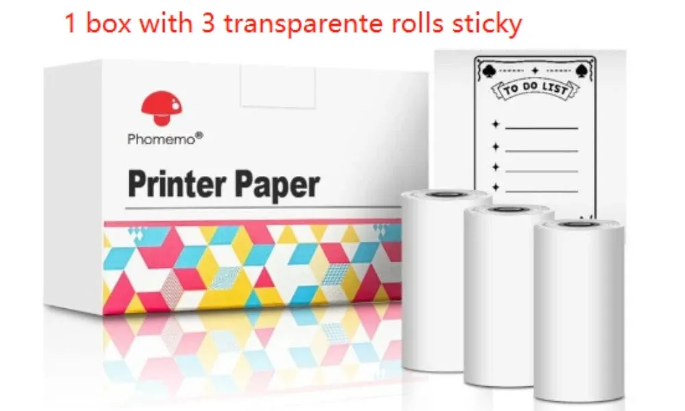 Mini portable thermal printer with rabbit ear protective case and USB cable