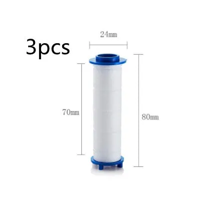 Portable 5-speed pressurised shower head with large water output in modern minimalist design