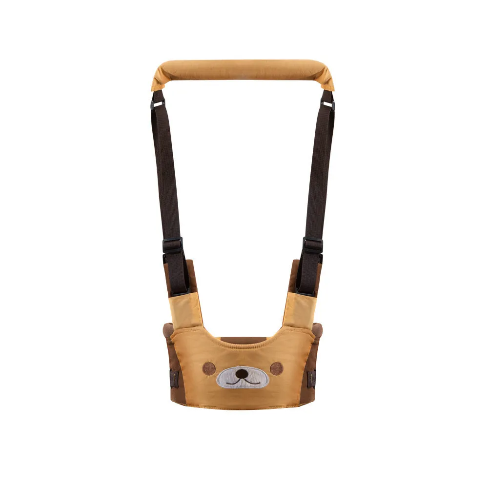 Baby walking harness belt in cotton with multiple colour options for toddler walking practice