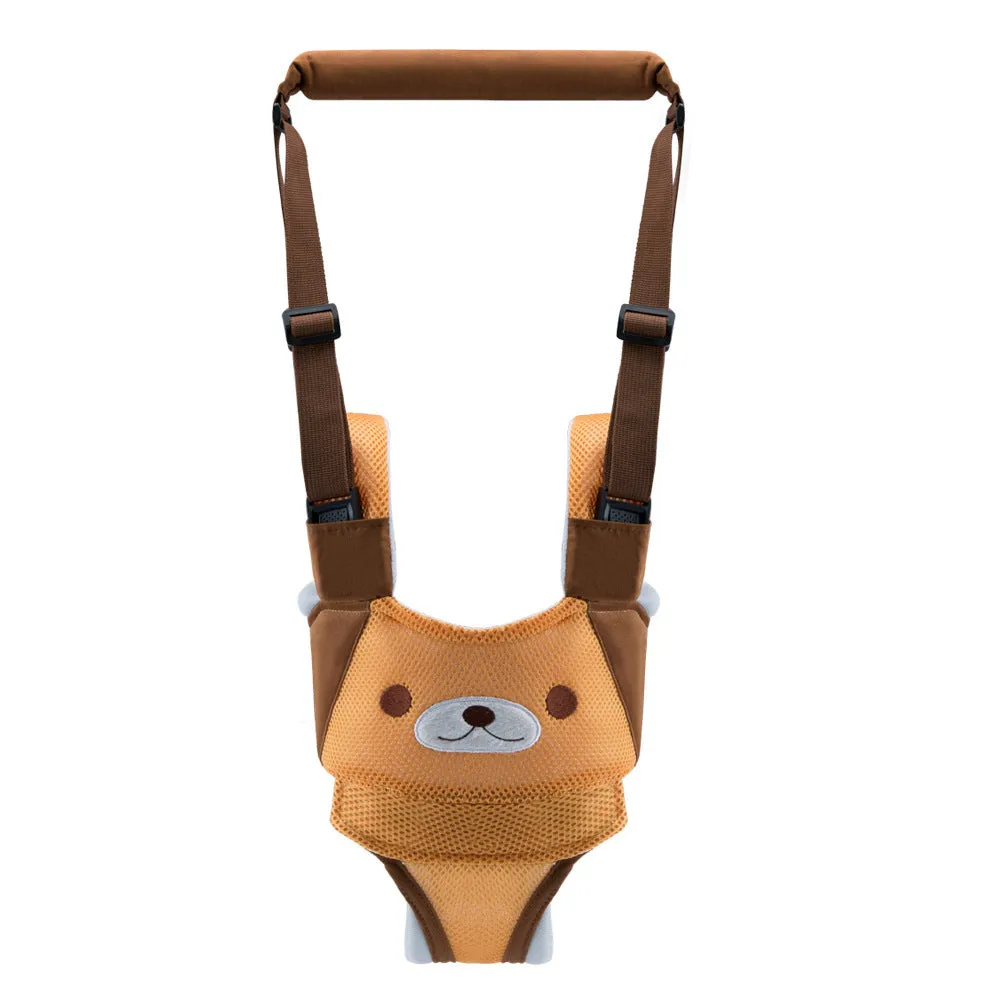Baby walking harness belt in cotton with multiple colour options for toddler walking practice