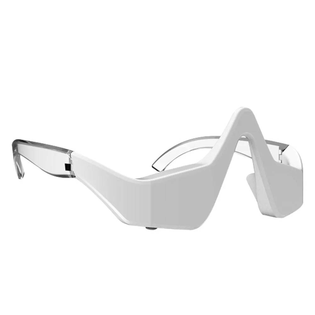 3D glasses-design micro-current eye massager beauty instrument in pink or white