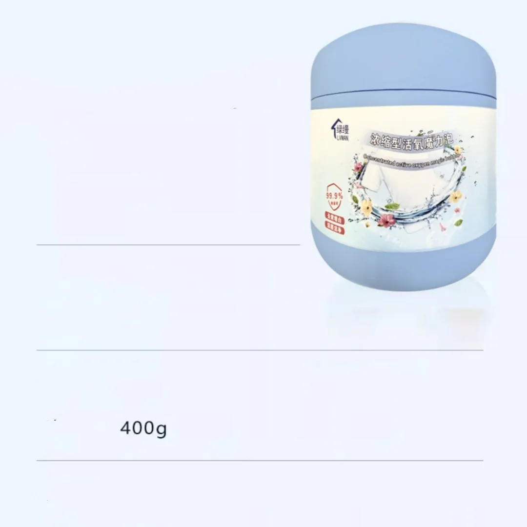 400g bottle of Strong Decontamination Salt Fizzer Active Oxygen Bleaching Powder