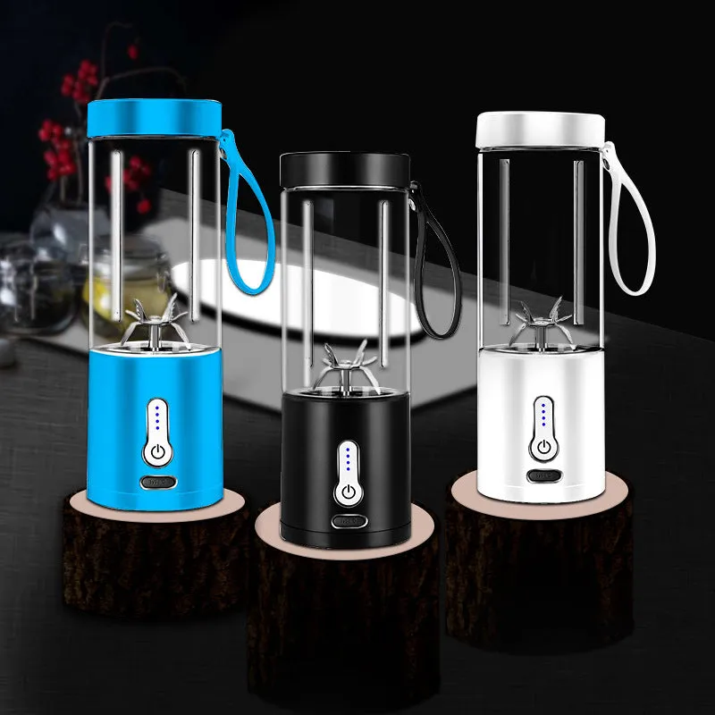 Portable hand blender with 530ml juice cup in multiple colour options