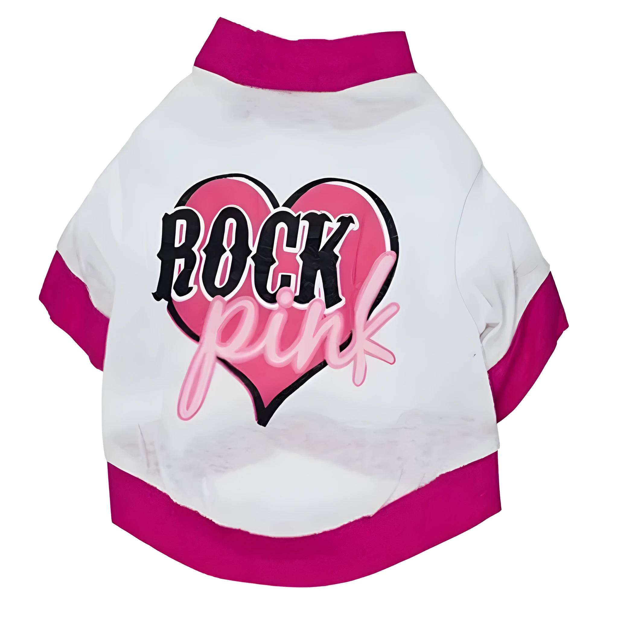 A casual cotton t-shirt for dogs shown in a leisure style, available in multiple sizes.