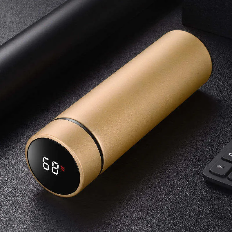 450ml stainless steel vacuum insulated water bottle in straight cup style with arrow mouth