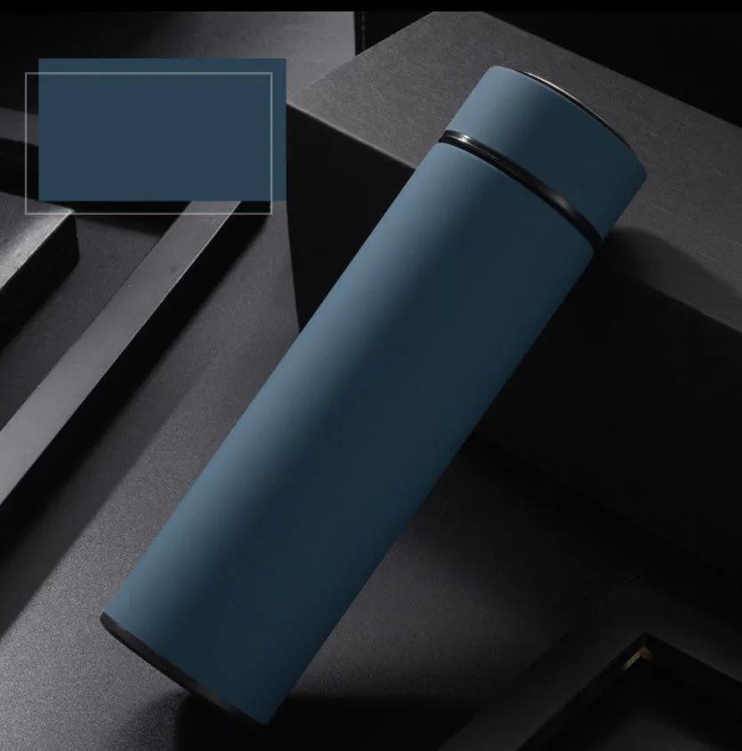 450ml stainless steel vacuum insulated water bottle in straight cup style with arrow mouth