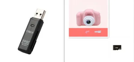 X2 HD mini digital camera for kids in silicone case with coloured buttons and 2-inch screen.