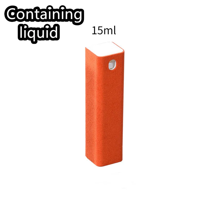 15ml capacity phone screen cleaner spray tool with protective shell in six colour options
