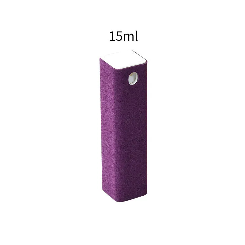 15ml capacity phone screen cleaner spray tool with protective shell in six colour options