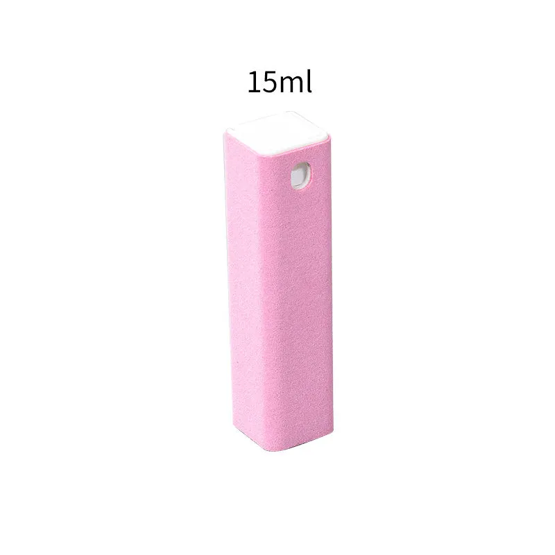 15ml capacity phone screen cleaner spray tool with protective shell in six colour options