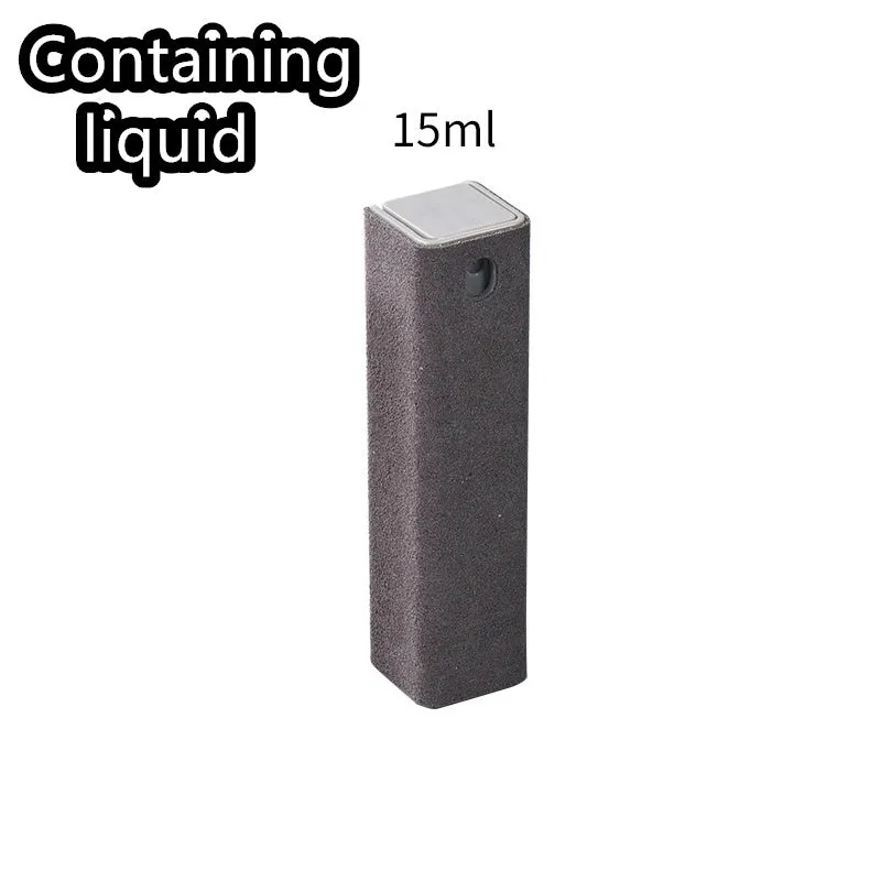 15ml capacity phone screen cleaner spray tool with protective shell in six colour options
