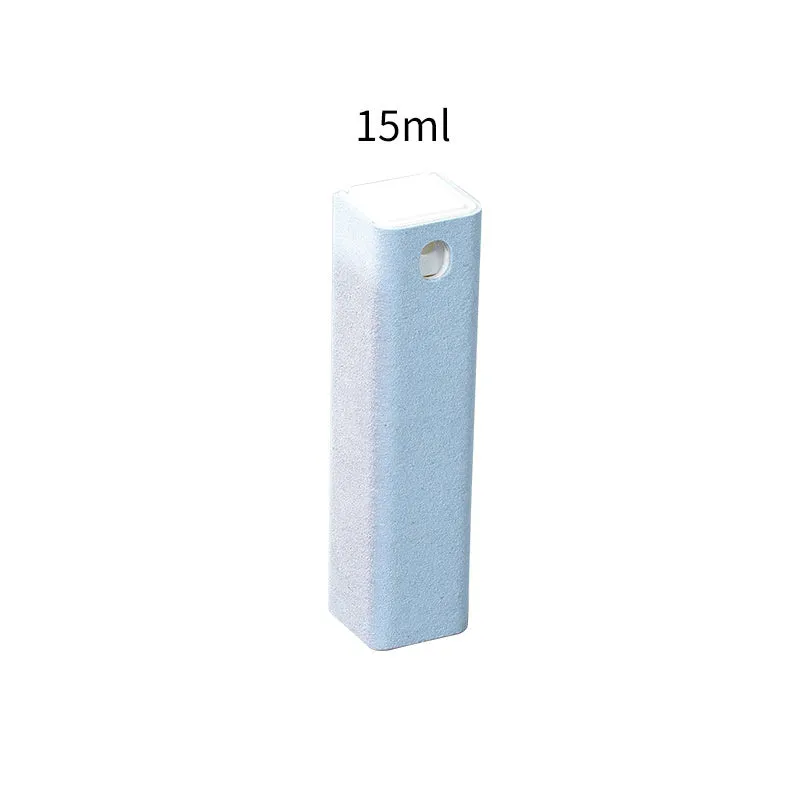 15ml capacity phone screen cleaner spray tool with protective shell in six colour options