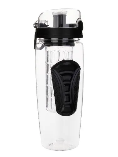 32oz fruit infusing water bottle with fruit infuser insert and leakproof cap
