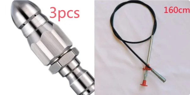 Flexible 60cm long sewer dredger spring cleaning tool with a grip handle for unblocking sink drains.