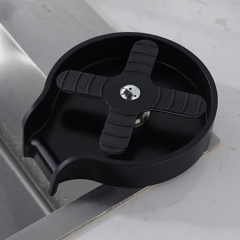Stainless steel cup washer for kitchen faucet with 30mm seat diameter and ceramic spool