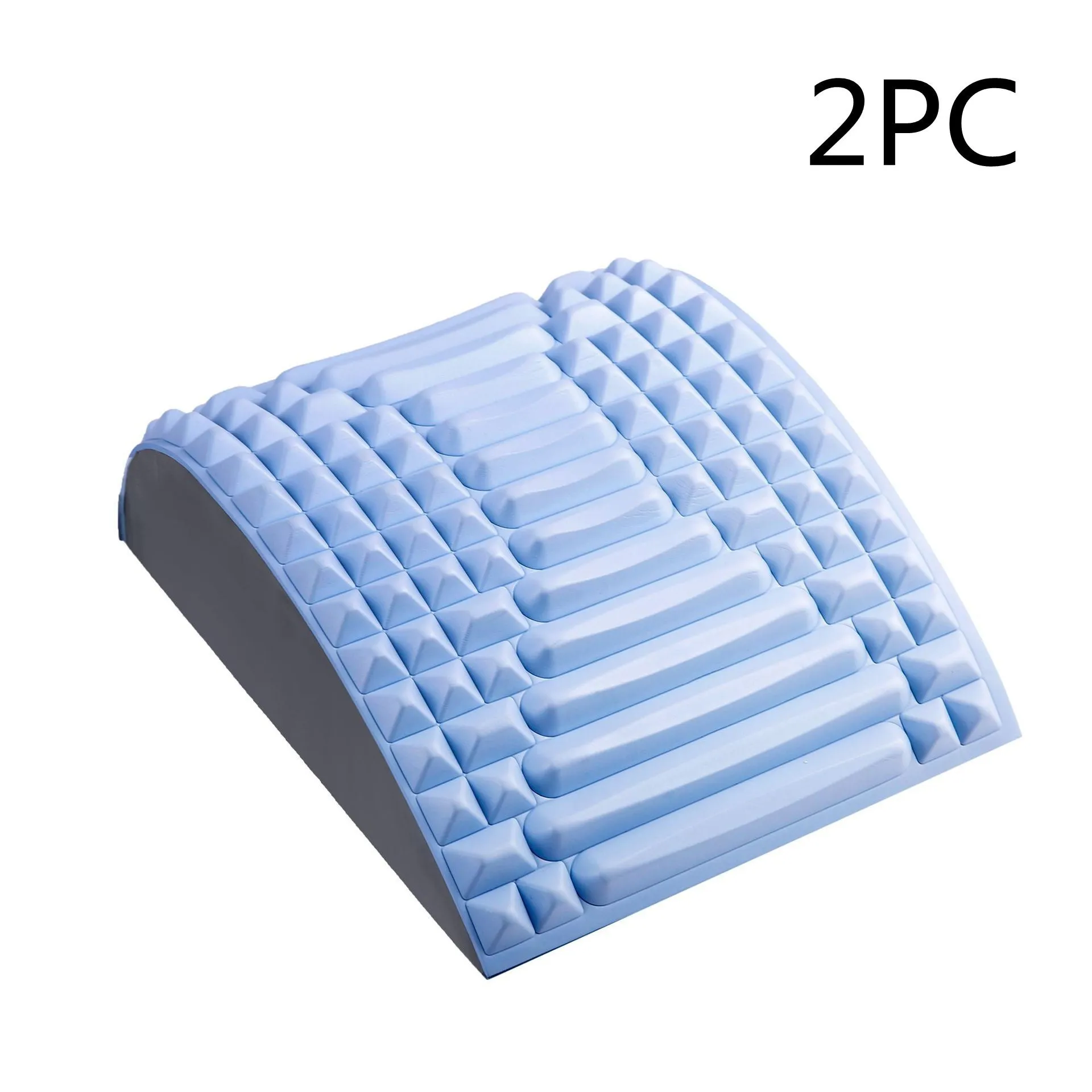Blue EVA foam back stretcher for lumbar support and neck pain relief