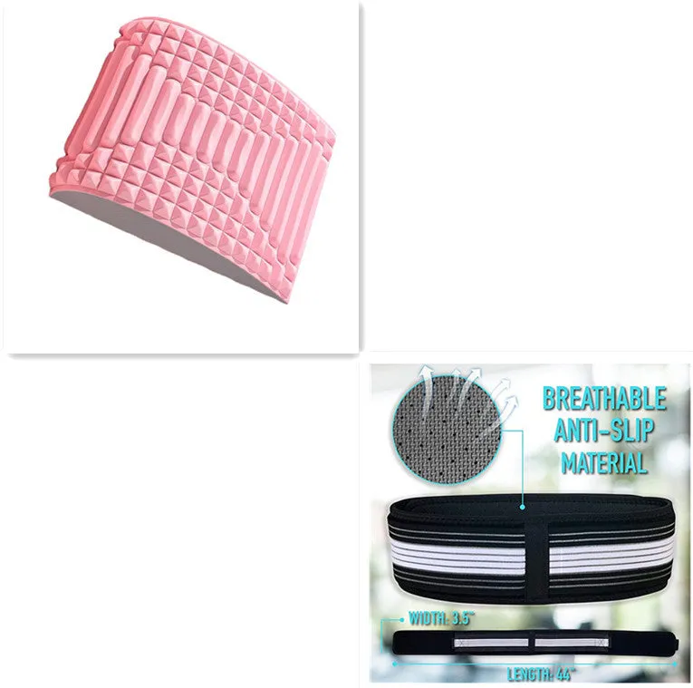 Blue EVA foam back stretcher for lumbar support and neck pain relief