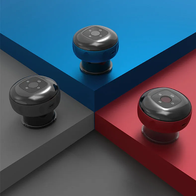 Smart electric vacuum cupping massage device with LED display and control buttons