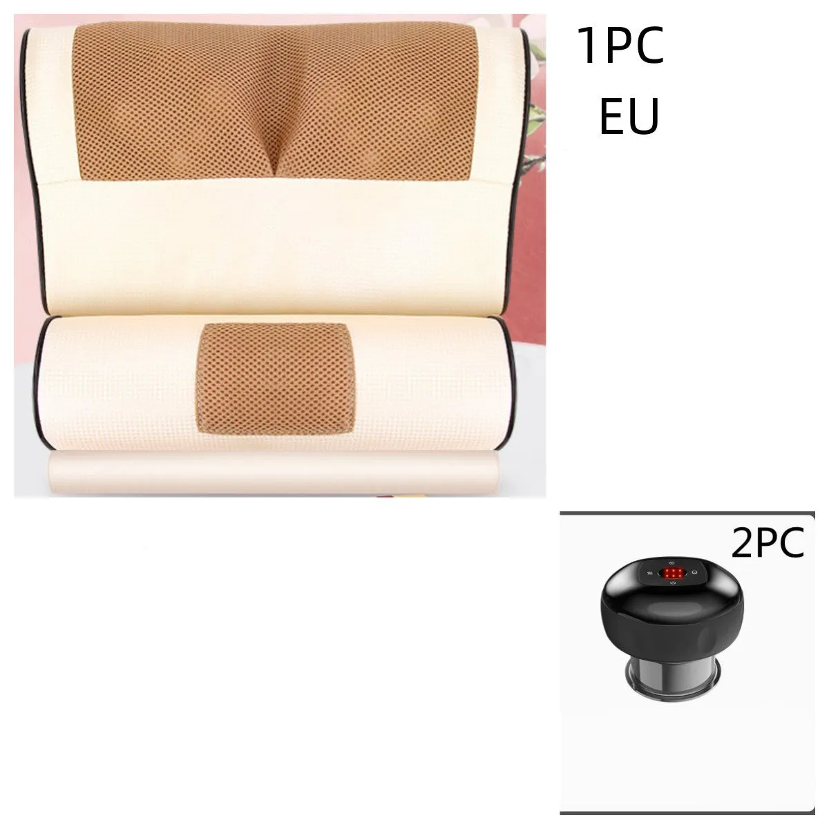 Smart electric vacuum cupping massage device with LED display and control buttons