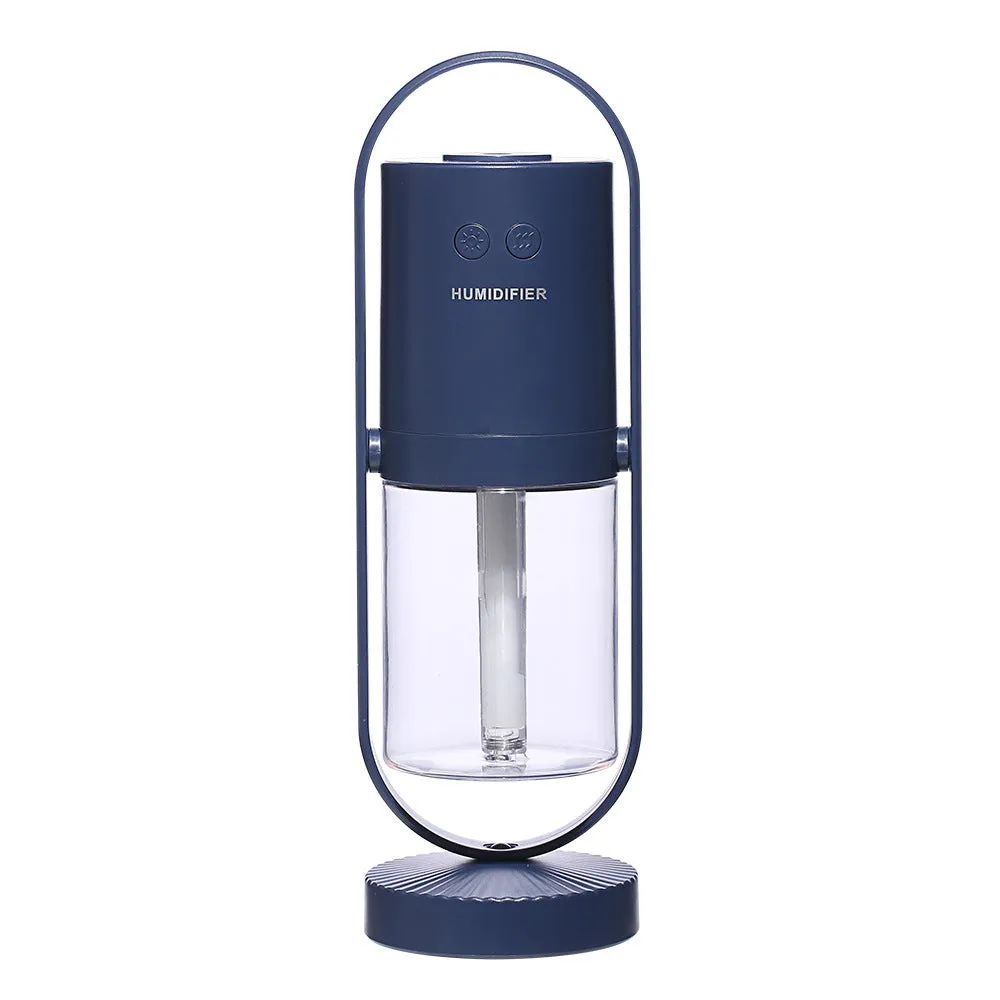 Magic Shadow USB air humidifier with projection lights in pink, blue, or white colours