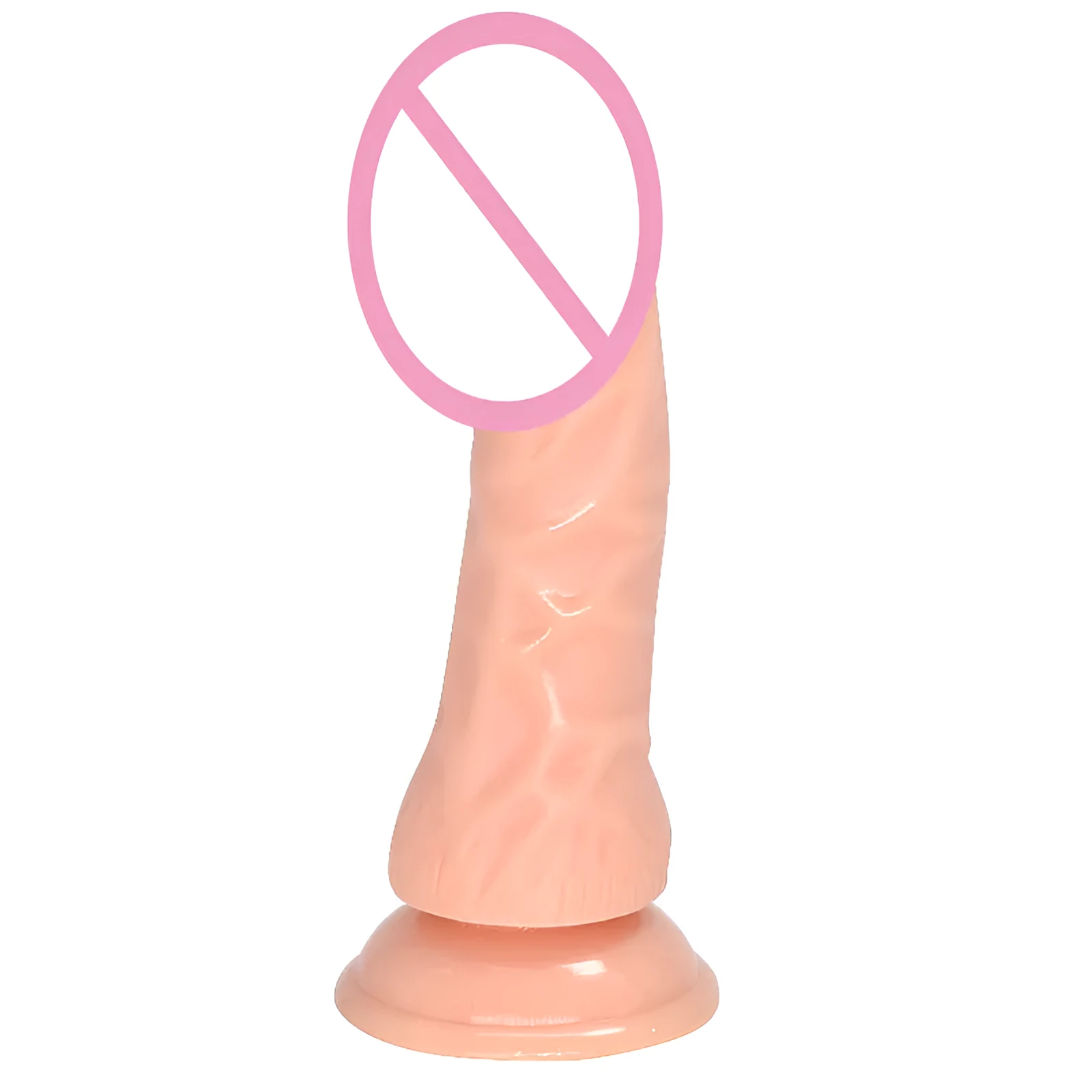 Skin tone bullet-shaped butt plug showing 17.5cm length and 3.5cm diameter dimensions