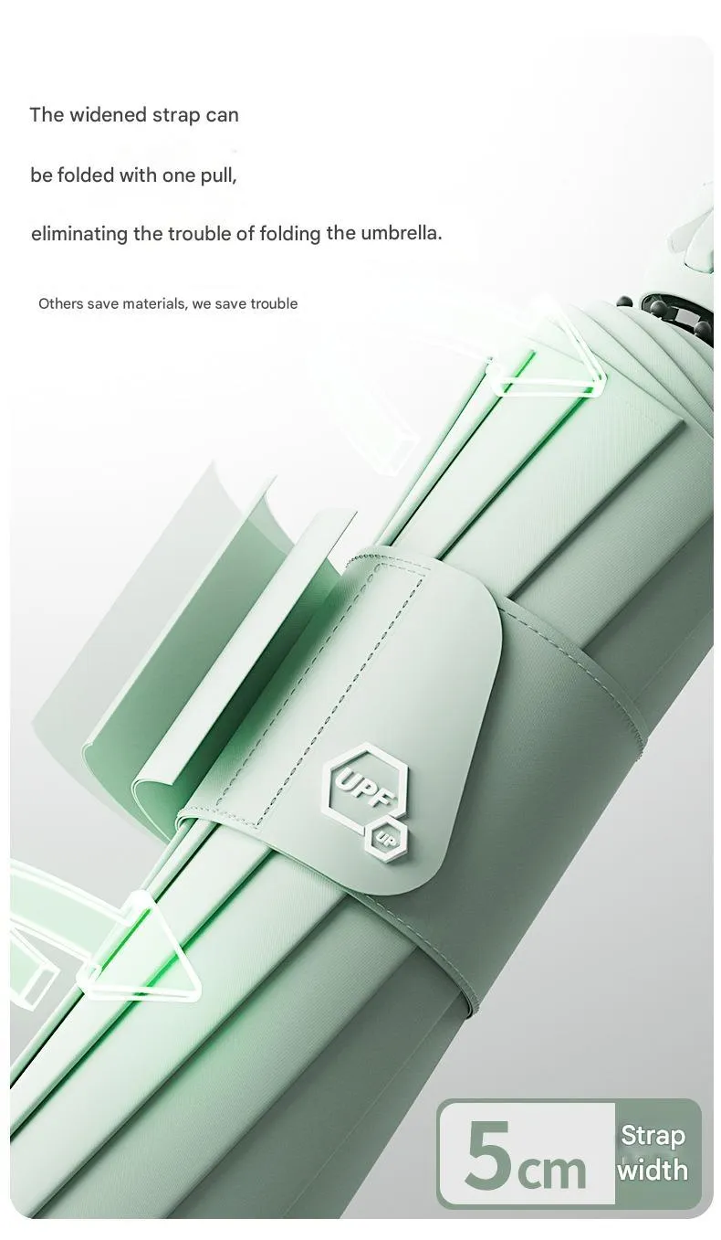 Automatic folding umbrella with 108cm oversized canopy in multiple colour options