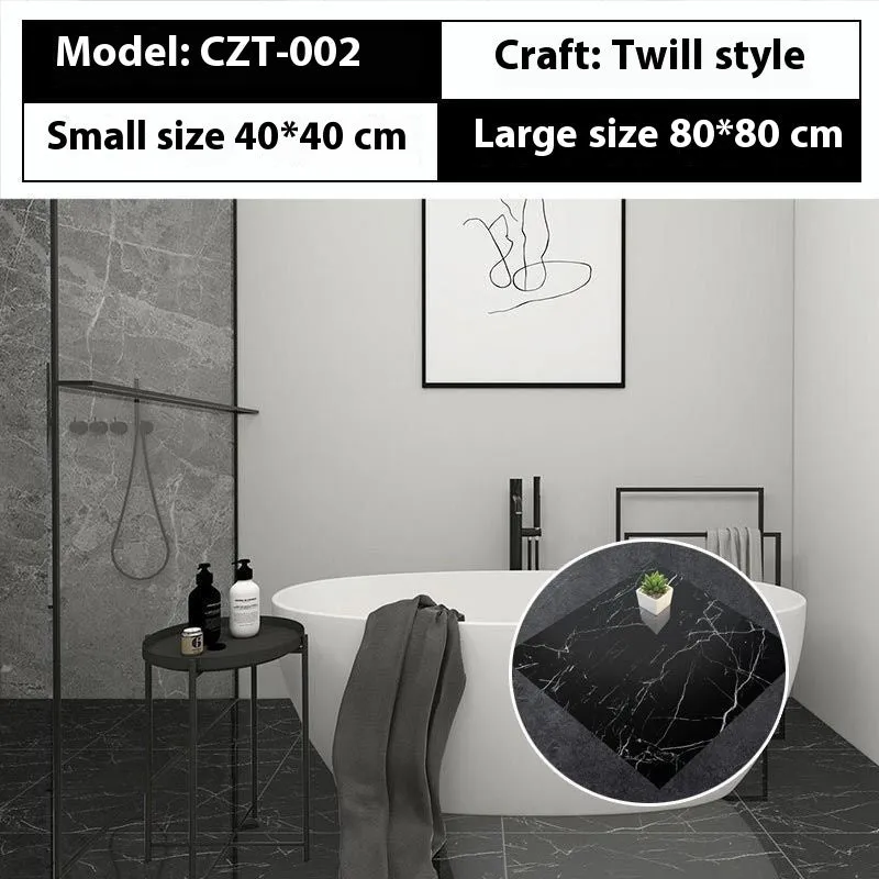 Marble simulation stone waterproof sticker 40x40cm geometric pattern simple modern bathroom kitchen