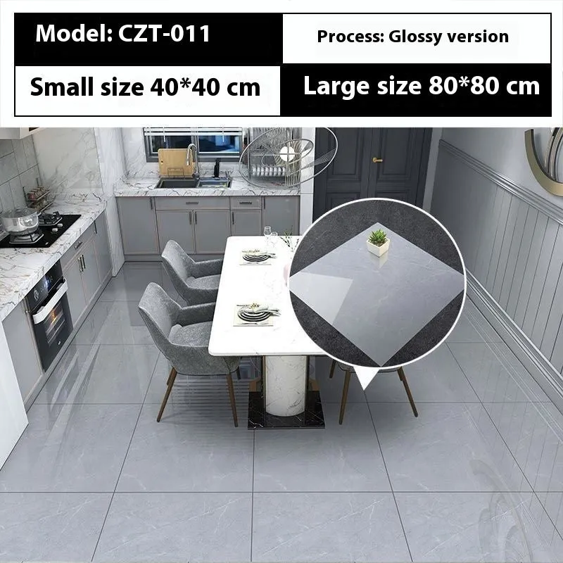 Marble simulation stone waterproof sticker 40x40cm geometric pattern simple modern bathroom kitchen