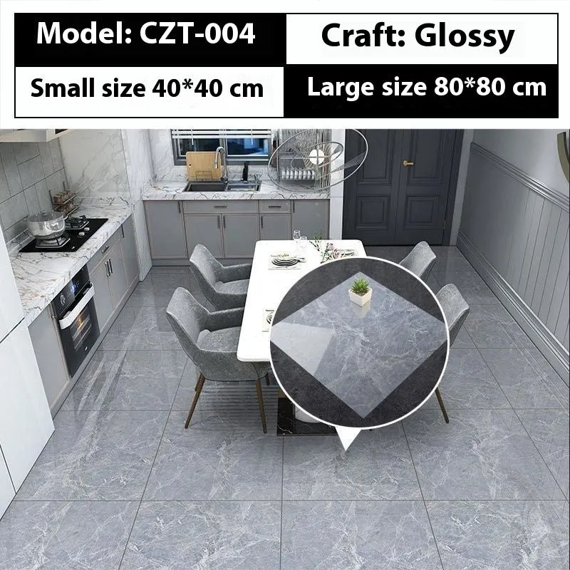 Marble simulation stone waterproof sticker 40x40cm geometric pattern simple modern bathroom kitchen