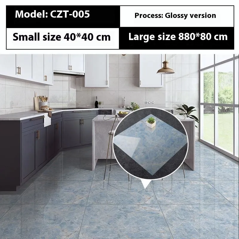 Marble simulation stone waterproof sticker 40x40cm geometric pattern simple modern bathroom kitchen