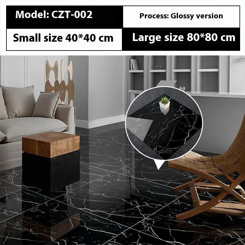 Marble simulation stone waterproof sticker 40x40cm geometric pattern simple modern bathroom kitchen