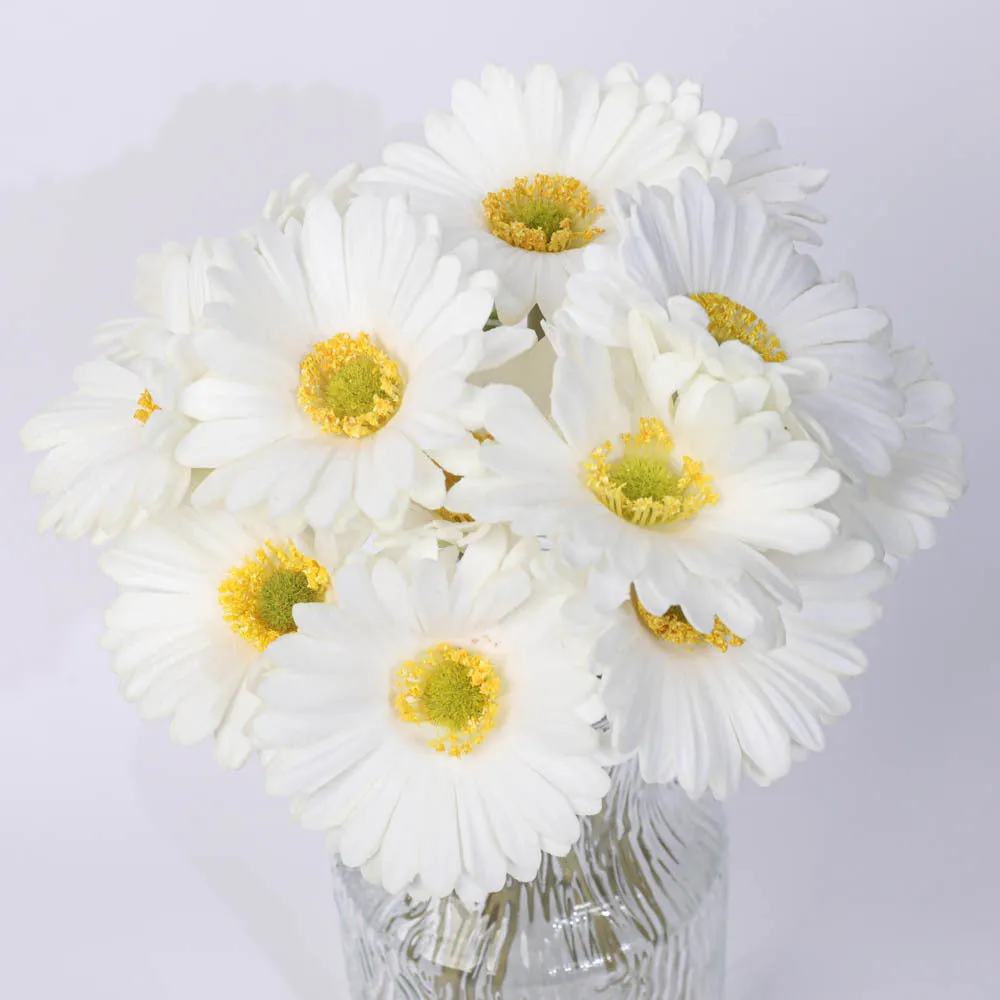 Simulation flower bouquet in assorted colours made from pu and silk flower for home decoration
